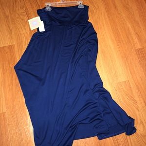 Beautiful royal blue LulaRoe maxi skirt